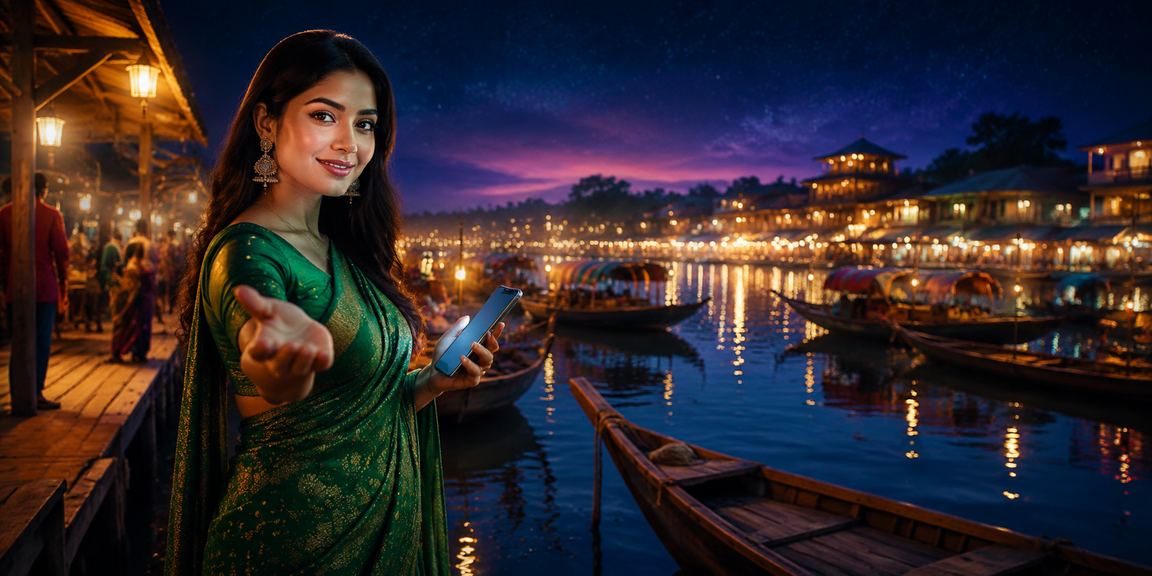 সিলেটে শাড়ি পরিহিত মহিলার মোবাইল পেমেন্ট ও অনলাইন বেটিং অভিজ্ঞতা