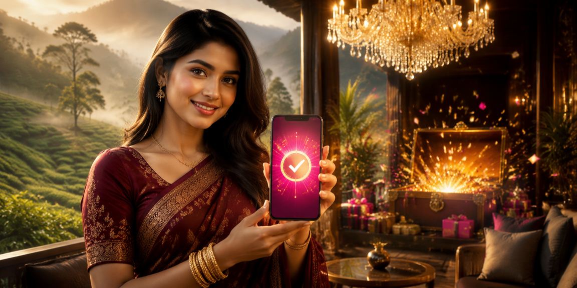 সিলেট চা বাগানে মোবাইল পেমেন্ট ও লটারি টিকিট কেনার দৃশ্য